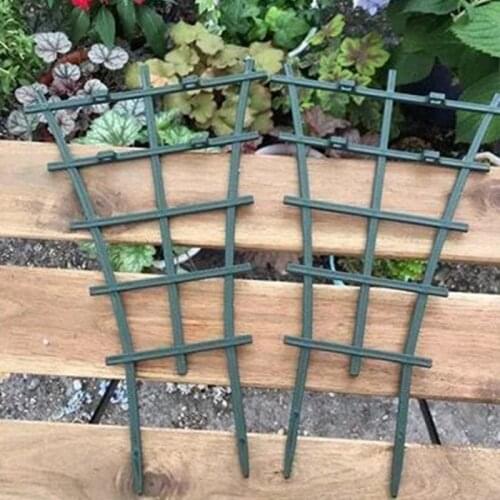 M68E Garden Plant Climbing Trellis Plastic Superimposed Mini Potted Plants Support