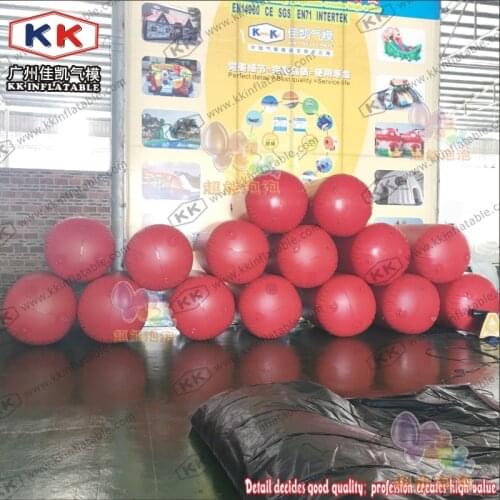 Red inflatable buoys for sale, adult inflatable floats, inflatable floating buoy