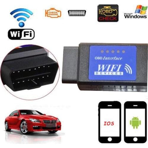 Optional ELM327 V1.5 Bluetooth/Wifi OBD2 V1.5 Mini Elm 327 Bluetooth Auto Diagnostic Tool OBDII for Android/IOS/Windows