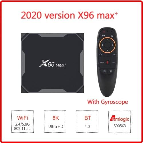 2020 new X96 max Plus Android 9.0 TV Box Amlogic S905x3 8K Smart Media Player Youtube Wifi Android smart tv box PK X96Q max