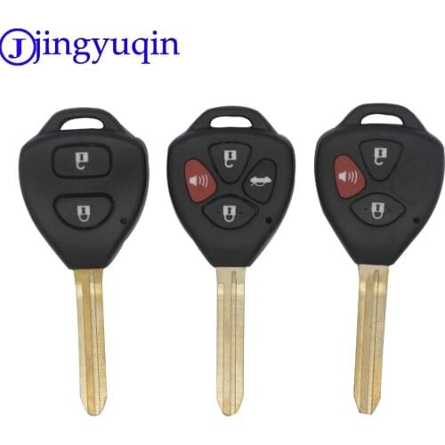 Replacement 4 Button Remote Shell Car Key Case Fob For Toyota Camry Avalon Matrix RAV4 Venza Yaris Avalon Auto key Case