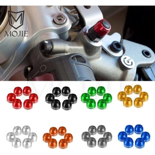 Motorcycle Universal Billet Bleed Valve Cover Kit For Honda CB125R CB1300 CB150R CB190R CB190X CBF190R CBF190X CB250F CB250R