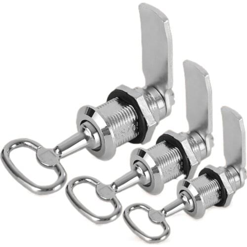 Universal Cam Cylinder Locks Door Cabinet Mailbox Drawer Locker Zinc alloy Security Lock With Key Furniture Hardware Accessories