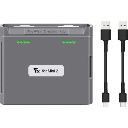 Battery Charger for DJI Mavic Mini SE/Mavic Mini 2 Drone Batteries Charging Hub Fast Charging with USB Port Smart Charger