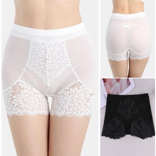 Ladies Sexy Three-Point Boxer Shorts, Ultra-Thin Safety Pants, Air Defense, One Size