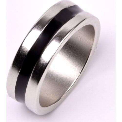 Magnetic Engraved PK Ring With Dark Circle(18mm/19mm/20mm /21mm Available)Magic Tricks Close Up Magic Gimmick Learning Toys