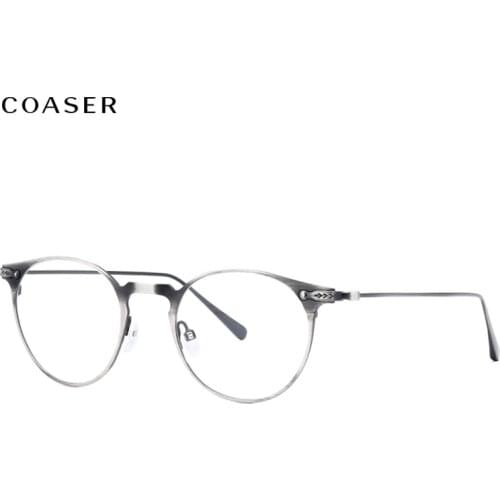 2020 Men Glasses Frame Brand Design eyeglasses Women Vintage Round Myopia Optical Prescription Eyeglass Frame Men 2020