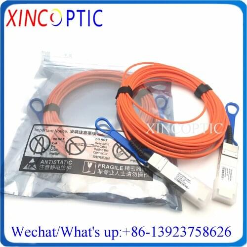 40G QSFP 60/65/70/75/80/85/90/100M AOC Cable,40Gbps QSFP+ to QSFP+ MM AOC MPO OM2 Active Optical Cable for Cisco/Mikrotik Switch
