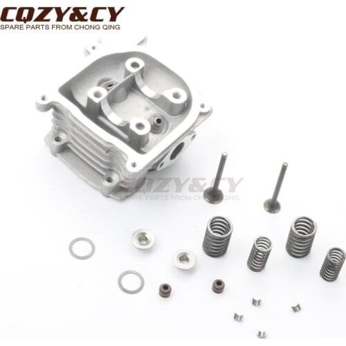 60cc NON-EGR Big Bore cylinder head kit & 16*18mm 64mm valve kit for GY6 50cc 44mm 139QMB 139QMA 4-stroke