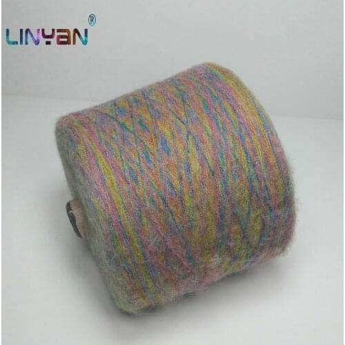 70% Angora wool Crochet pelote de laine mohair line Crochet thread to knit knitting lanas ovillos Knitting yarn crochet zl50