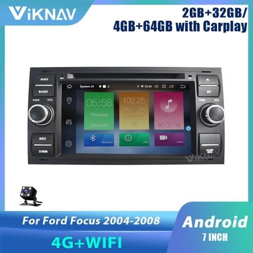 Car radio For Ford Mondeo S-max Focus 2 C-MAX Galaxy Fiesta transit Fusion car stereo auto audio 2 DIN Android 10