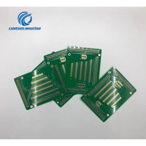 Free shipping 5pc Universal PCB board 50P 0.5 0.6 0.7 0.8 0.85 0.75 0.9 1.27 pitch LCM TFT LCD Transfer test board