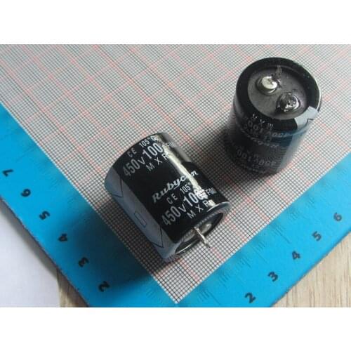 Free Shipping 50pcs/lot high Quality DIP Aluminum Electrolytic Capacitor 450V 100UF 25*30MM electrolytic capacitor 100uf