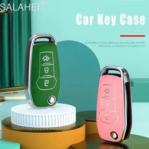 TPU Car Key Case Cover Shell Protection For Ford Fusion Fiesta Escort Mondeo Everest Ranger 2019 S Max Kuga 2 Focus MK3 Ecosport