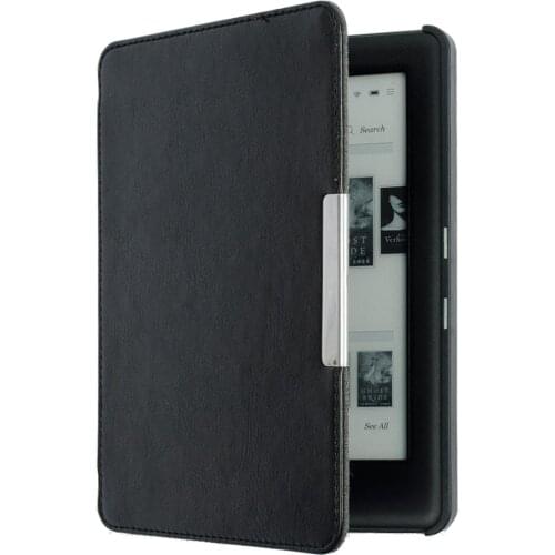 Case for KOBO GLO HD 6.0" eReader Magnetic Auto Sleep Cover Ultra Thin Hard Shell (Black)