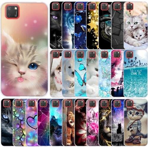Case For Huawei Y5P Y 5p Case Cover Back Cute Cartoon Soft TPU Capa Funda For Huawei Honor 9S Case Back Covers Bumper Etui Capa