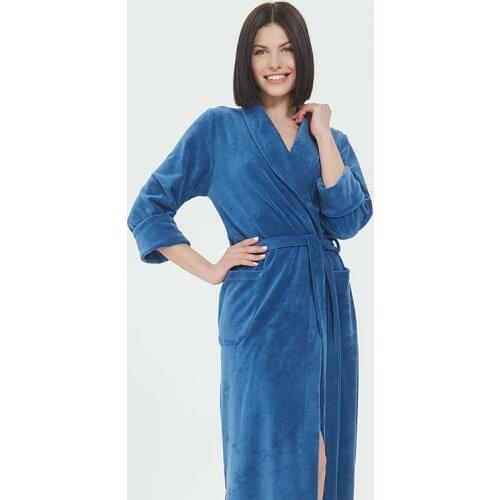 EvaTeks Women's Velor Robes China