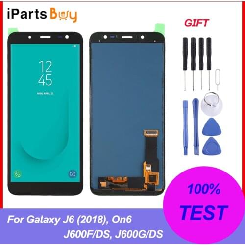 IPartsBuy for Galaxy J6 (2018), On6, J600F/DS, J600G/DS LCD Screen and Digitizer Full Assembly (TFT Material )