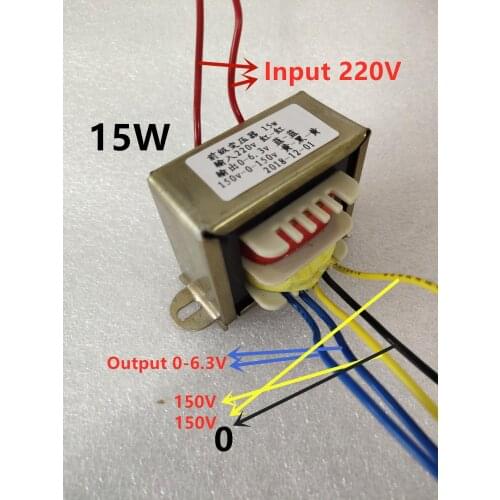 Power supply, transformer, dual 150V, single 6.3V, suitable for 6N3 various types of electronic tube front stage transformers