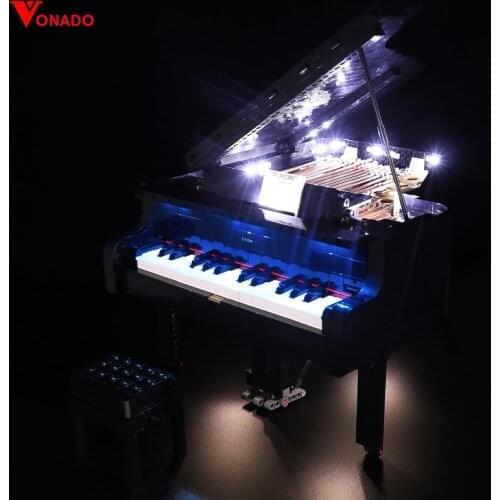 Led Light Lighting Kit For 21323 For Grand Piano Bricks Toy ( Only Light Included ) Model Not Included