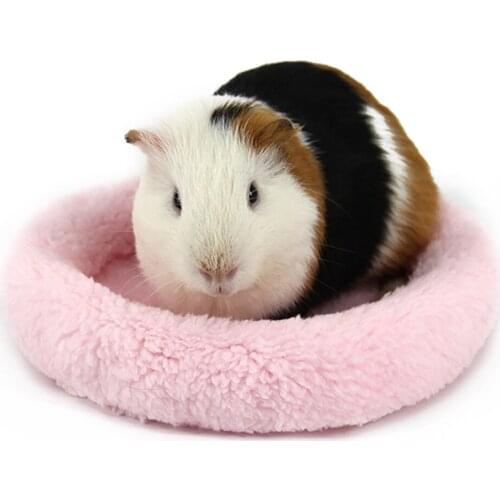 Small Animal Guinea Hamster Bed House Winter Warm Squirrel Hedgehog rabbit Chinchilla Bed mat House Nest Hamster Accessories