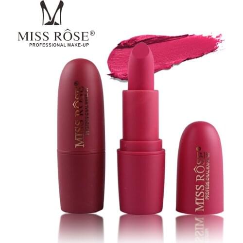 Miss Rose Brand Beauty Matte Moisturizing Lipstick Makeup Lipsticks Lip Stick Waterproof Lipgloss Mate Lipsticks Cosmetic
