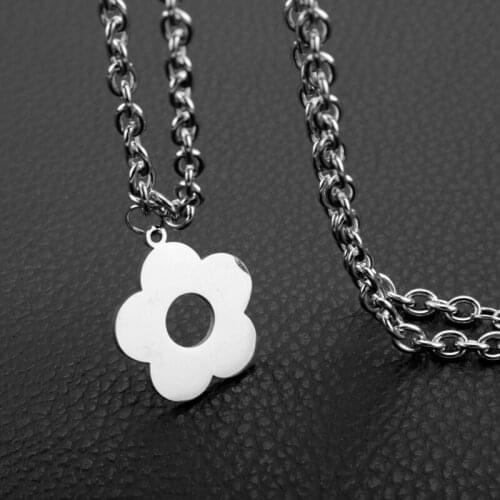 Fashion Pendant Necklace Accessories Simple Fashion Choker Necklace Flower-Shaped Clavicle Female Jewelry Nice Party Deco