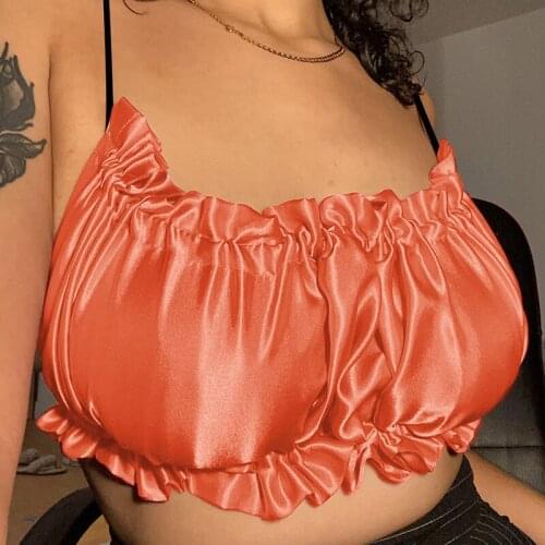 Fashion bandage camisole Summer women crop tops club party 2021 Sexy wear tank bandage vest female street womens tees