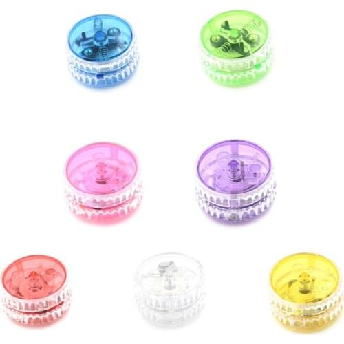 1PCS Luminous Yoyo Ball Professional LED Flashing Child Clutch Mechanism Yo-Yo Toys For Kid Party Entertainment Gifts 7 Colors