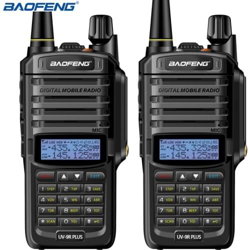 Baofeng UV-9R plus 10W IP68 Walkie Talkie Waterproof Dual Band Portable CB Hunting Ham Radio UV 9R Plus HF Transceiver