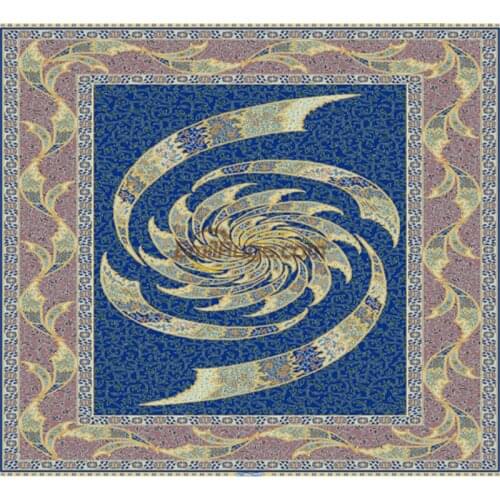 Handmade Persian Silk Carpet Hand Knotted Oriental Turkish Area Rugs