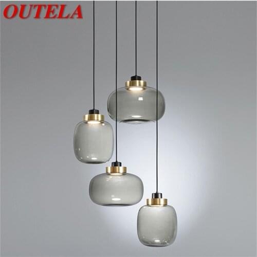 OUTELA Nordic Pendant Light Modern Simple LED Lamps Fixtures For Home Decorative Dining Room