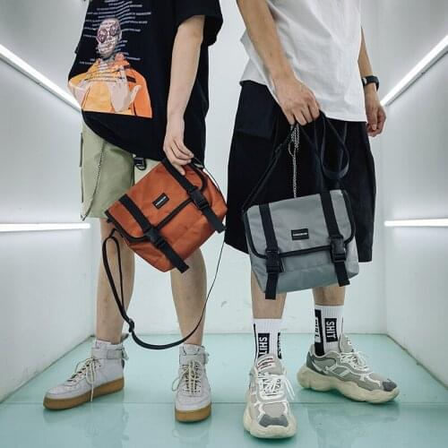 Fashion Trendy Tactical Shoulder Bag Women Functional Design Casual Crossbody Messenger Bag Streetwear Male Travel Handbag New