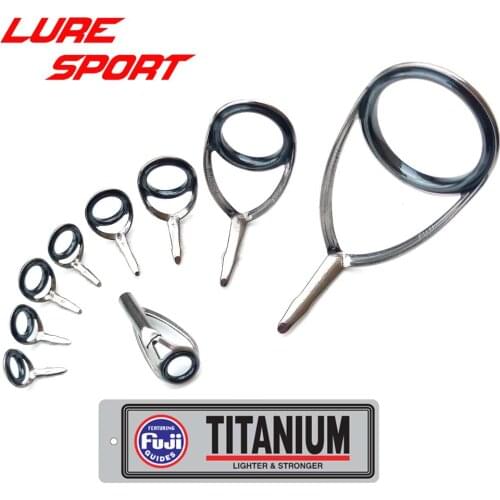 Japan FUJI Titannium Frame SIC ring guide Set T-KGST T-KTSG T-KLSG Rod Building component Repair DIY Accessory