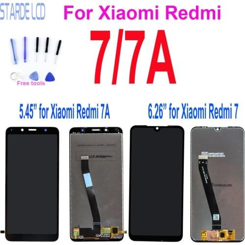 6.26" LCD Display For Xiaomi Redmi 7 5.45''7A Touch Screen Digitizer Assembly Replacement Repair Parts Dropshipping With Frame