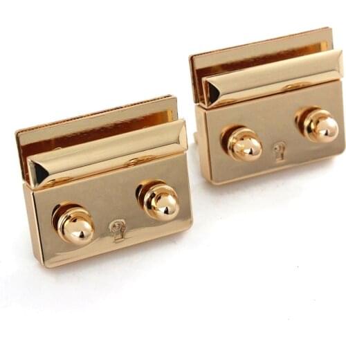 1pcs Metal Turn Lock Fashion Cute Switch Lock For DIY Handbag Bag Purse Luggage Hardware Closure Bag Parts Accessories