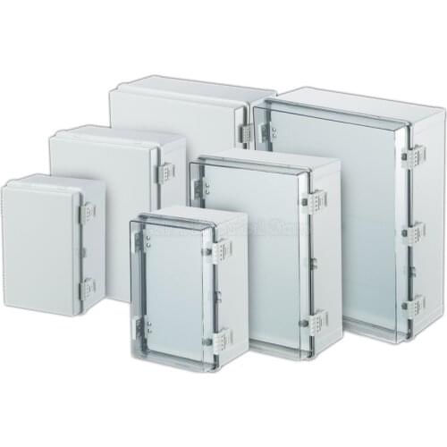 1Pcs Flame retardant waterproof distribution box with buckle plastic waterproof box sealed control box monitoring power box