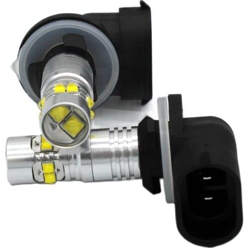 2pcs LED H3 H27 880 881 T10 W5W T15 W16W Car Fog Lights 12V 6000K for Automotivo motorcycle fog lights Lamps