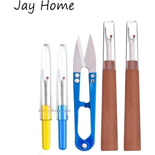3Pcs Seam Ripper Thread Remover Kit Sharp U Shaped Sewing Scissors Embroidery Stitch Threads Unpicker DIY Crafting Sewing Tools