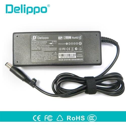 Delippo 19V 4.74A 7.4*5.0mm AC Adapter Laptop Charger Power Supply For HP Pavilion DV3 DV4 DV5 DV6 G3000 G5000 G6000 G7000