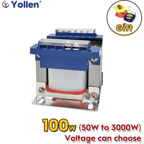BK Series 100W Control Transformer BK-100VA Isolation Power Voltage can Customized 220V/380V/110V to 12V/18V/24V/48 Machine Tool