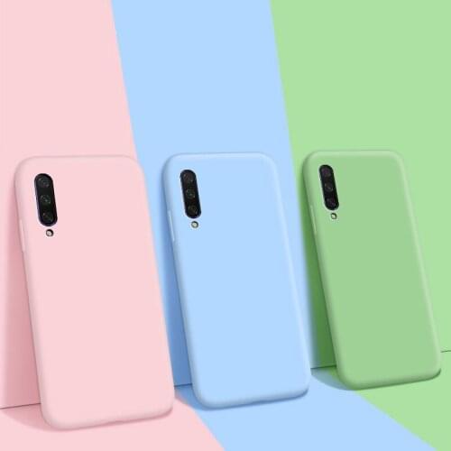 Candy Color For Xiaomi Mi A3 Lite Case Shockproof Soft Silicone TPU Cover For Xiaomi Mi A3 Lite Phone Cases Mi A3 Lite Fundas