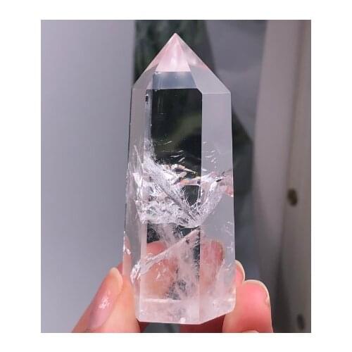 Clear Lemurian Seed Quartz Natural Point Cluster Crystal Rough Healing