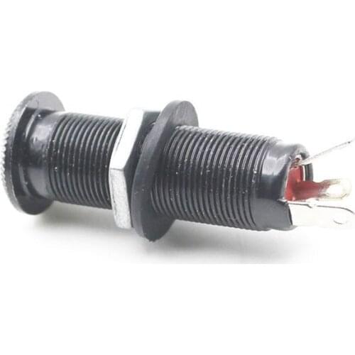 Cylinder Clip End Pin Mono Panel Output Jack Socket for Electric Guitar High Quality Guitar Accessories Electric Guitar New