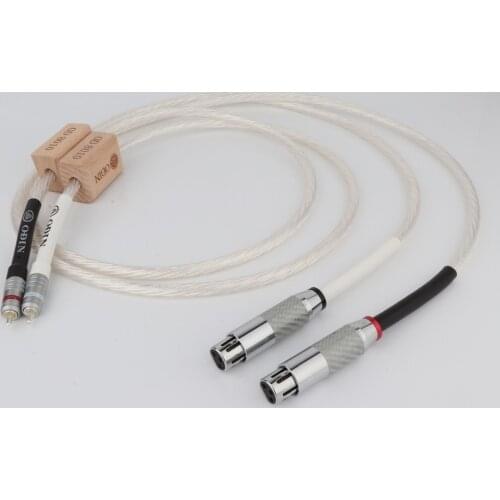 Nordost Odin 7N XLR-RCA Fever Audio Signal Cable Pure Silver Micro SpaceCD amplifier balanced cable