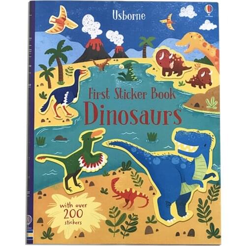 Cute English Anime Sticker Book Game Sticker Pack Collection Kids Educational Children Puzzle Gift Student Stickers Child Books