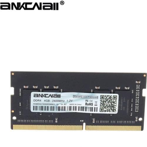 ANKOWALL ddr4 4GB 8GB 16GB 2133 2400 2666 ram sodimm laptop memory support memoria ddr4 notebook