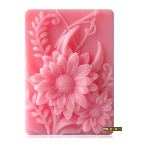 Wholesale Flowers Handmade Soap Silicone Mold Chrysanthemum Molds Resin Candle Mould Form of Cake Polymer Clay Tools