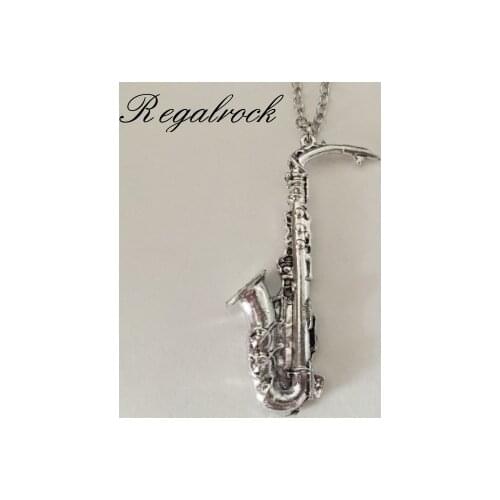 Regalrock Sachs Musical Instruments Saxophone Pendant Necklace