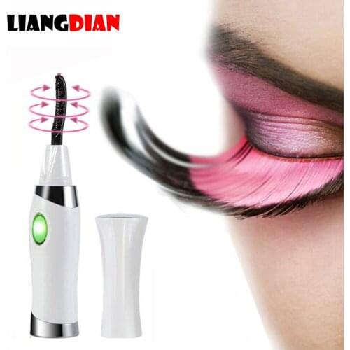 Rechargeable Portable Electric Heated Eyelash Curler Eyelashes Curling Brush Long Lasting Natural Eye Lash Curling Tool